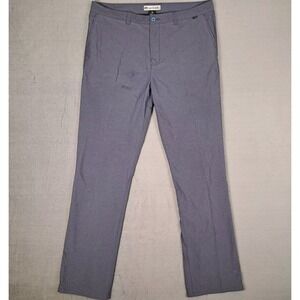 Travis Mathew Open‎ To Close Pants Mens 38x34 Lightweight Gray Performance *READ